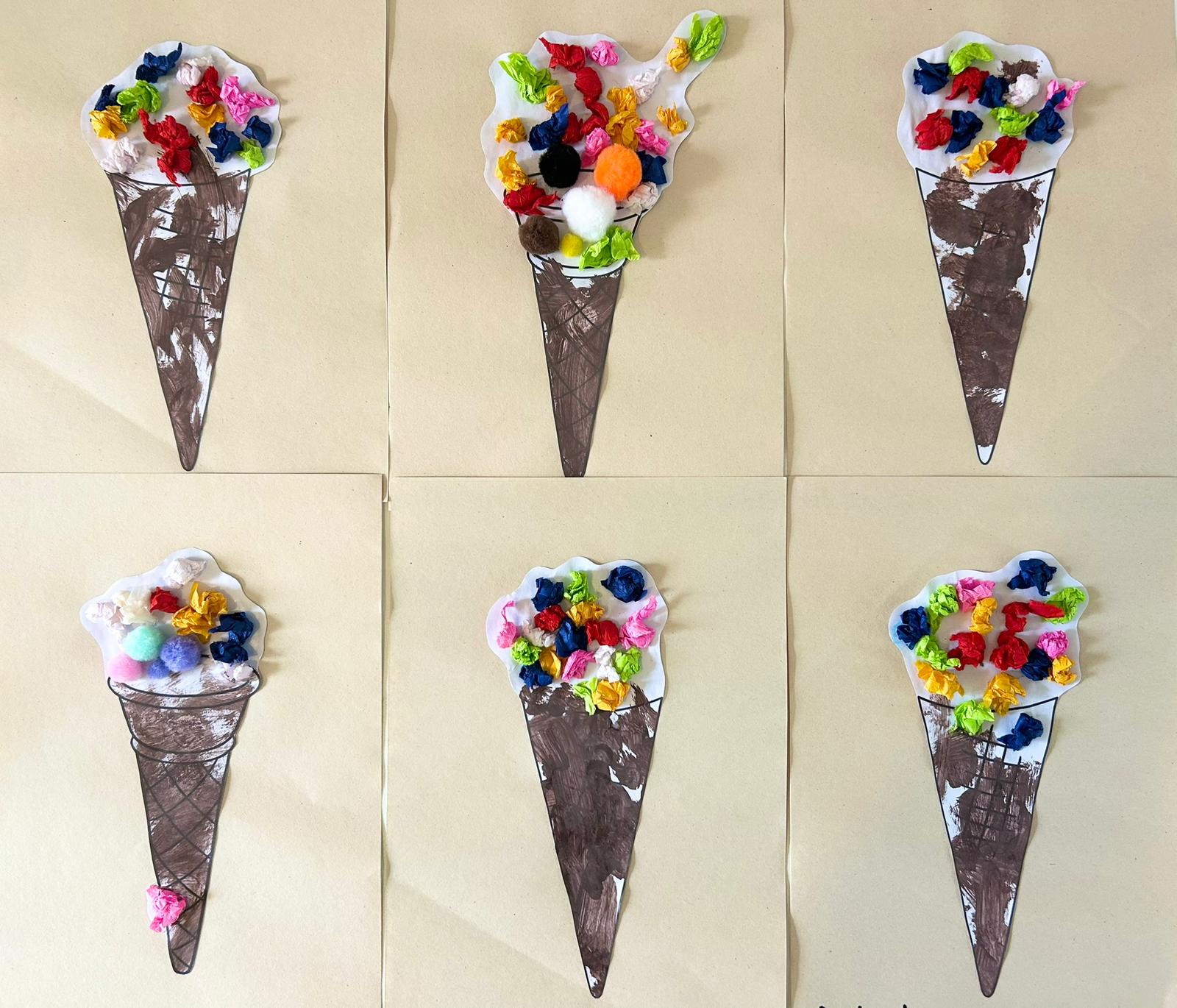 Paper Ice Creams
